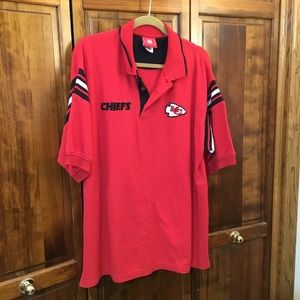 Kansas City Chiefs polo shirt, NFL, size XL